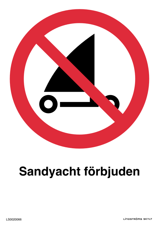 Skylten Sandyacht förbjuden