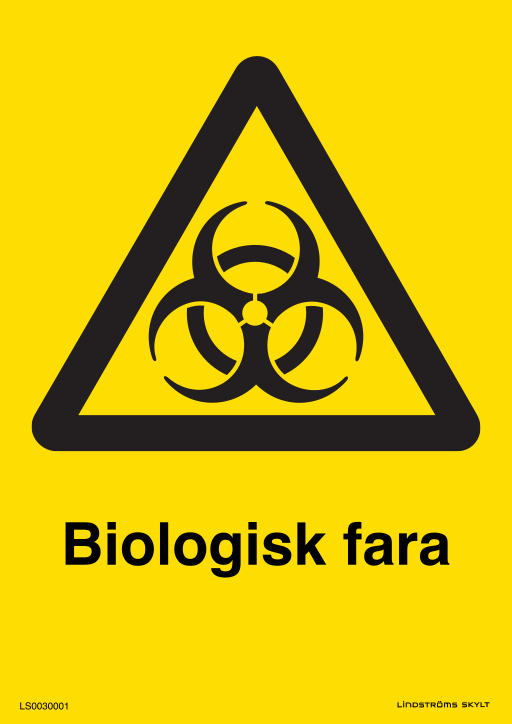 Skylten Biologisk fara