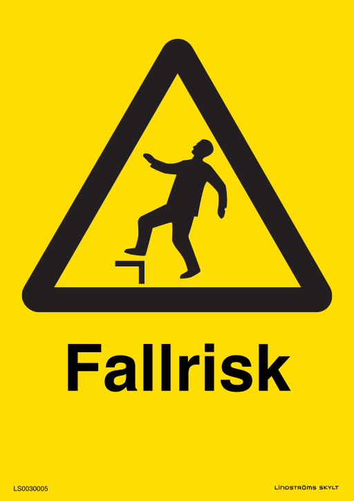 Skylten Fallrisk