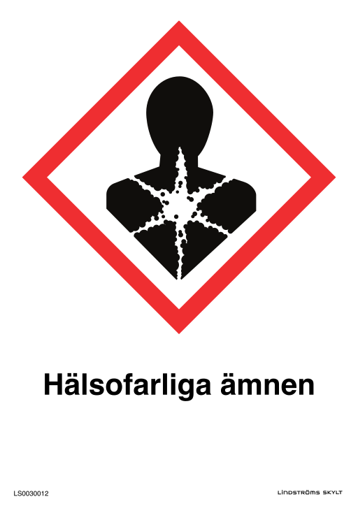 Skylten Hälsofarliga ämnen