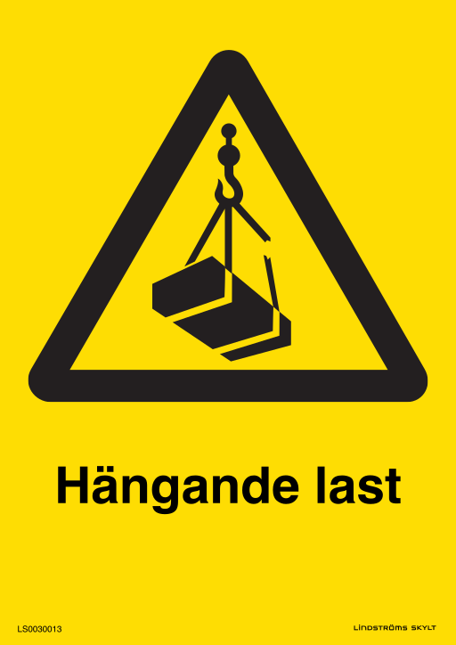 Skylten Hängande last