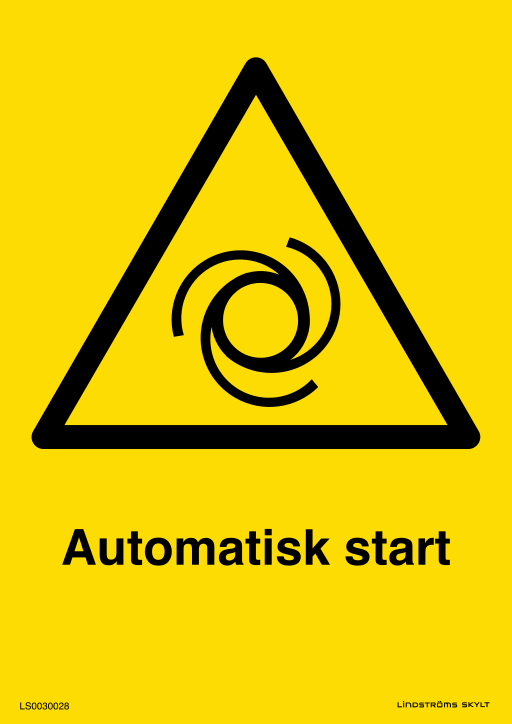 Skylten Automatisk start