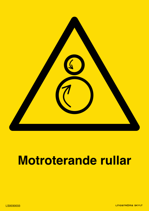 Skylten Motroterande rullar