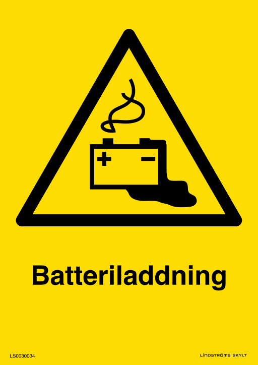 Skylten Batteriladdning