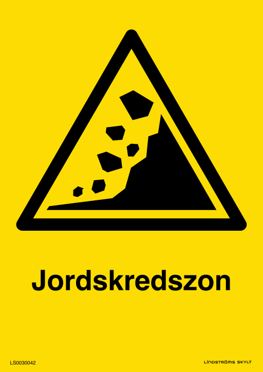 Skylten Jordskredszon