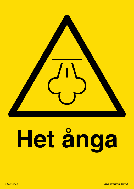 Skylten Het ånga