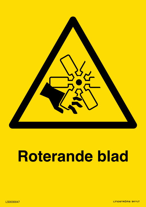 Skylten Roterande blad