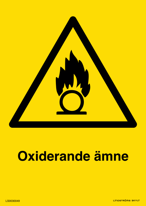 Skylten Oxiderande ämne