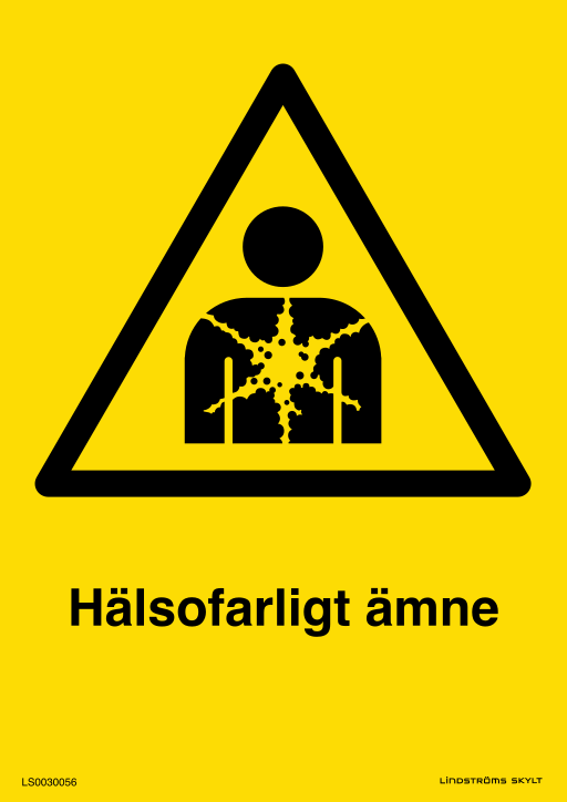 Skylten Hälsofarligt ämne