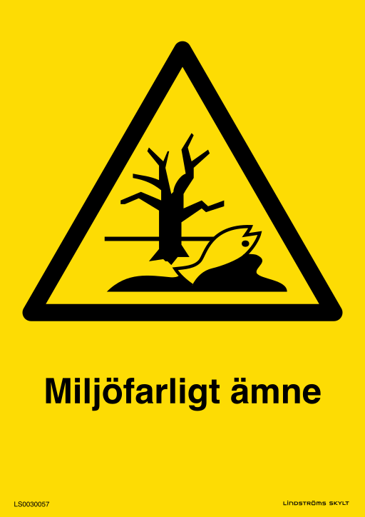 Skylten Miljöfarligt ämne