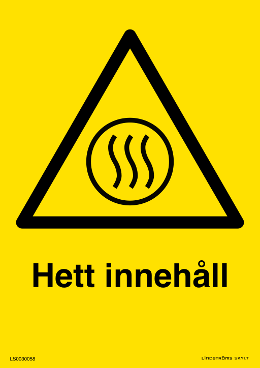 Skylten Hett innehåll