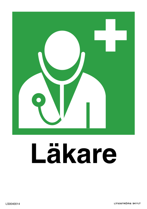 Skylten Läkare