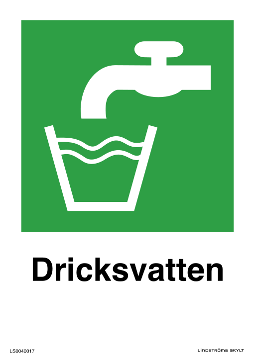 Skylten Dricksvatten