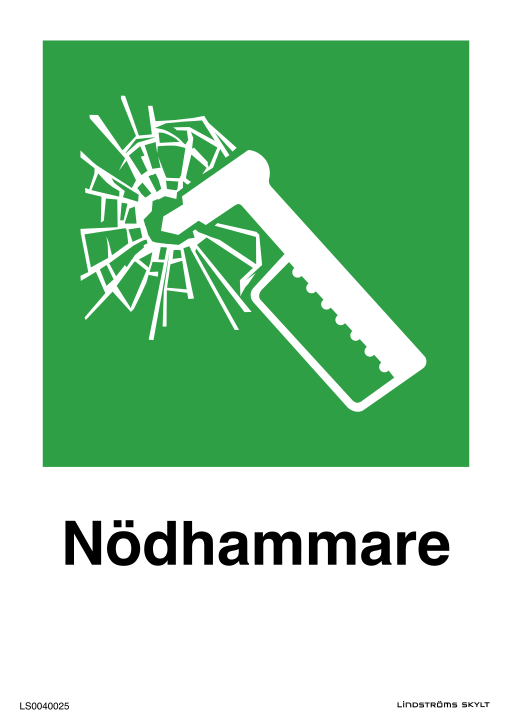 Skylten Nödhammare