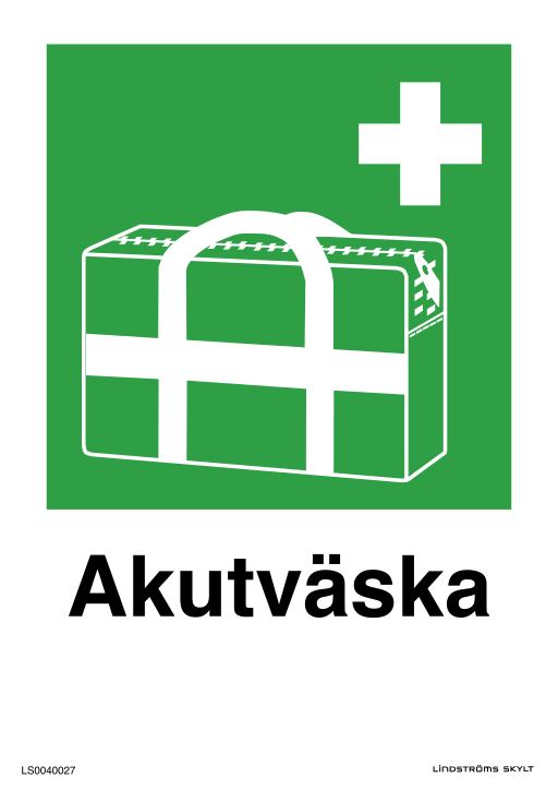 Skylten Akutväska
