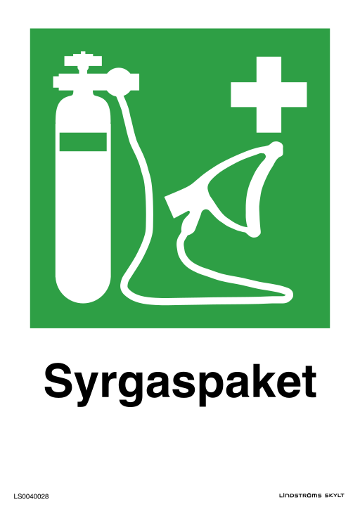 Skylten Syrgaspaket