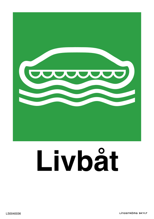 Skylten Livbåt
