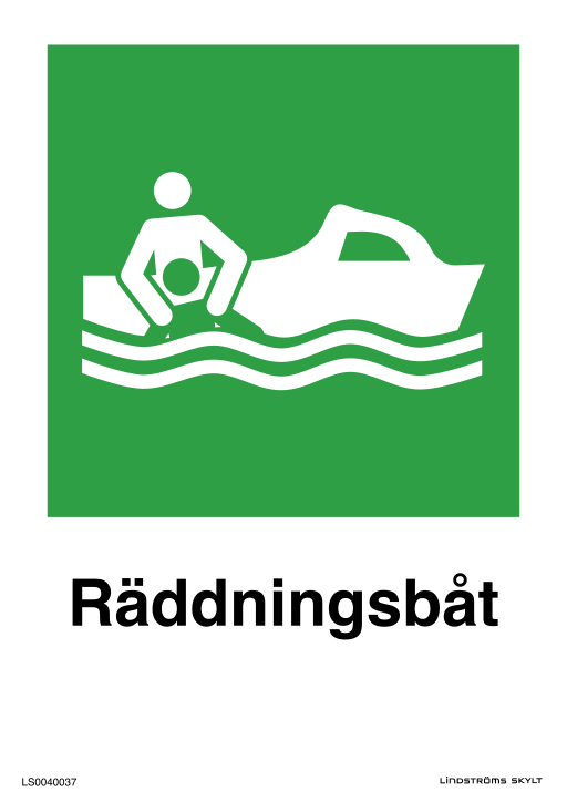 Skylten Räddningsbåt