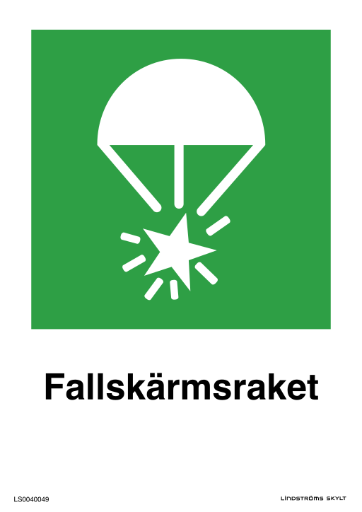 Skylten Fallskärmsraket
