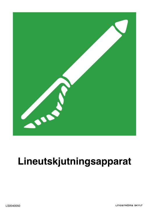 Skylten Lineutskjutningsapparat