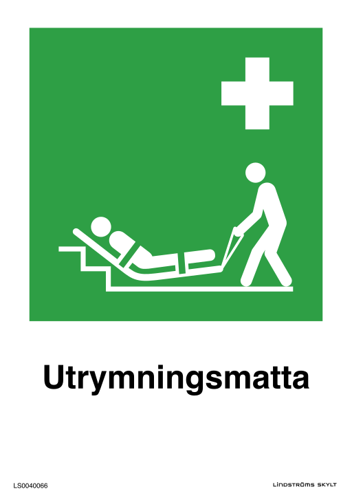 Skylten Utrymningsmatta
