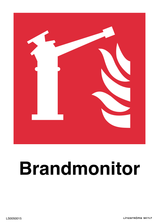 Skylten Brandmonitor